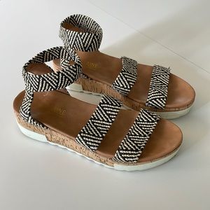 Catherine Malandrino Double Strap Platform Sandals